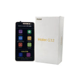 Haier G32 smartphone and its packaging